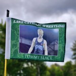 Image of Wrestler Flag Sponsor