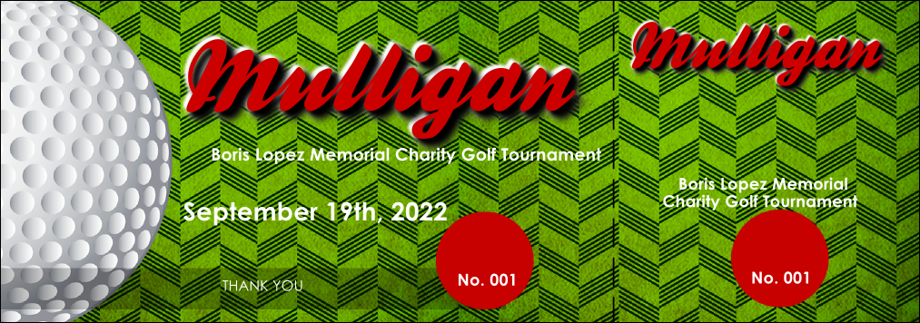 The 1st Annual Boris Lopez Memorial Charity Golf Tournament - Default Image of 1 Mulligan