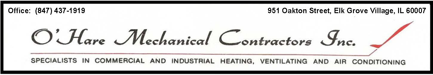 O'Hare Mechanical Contractors Inc