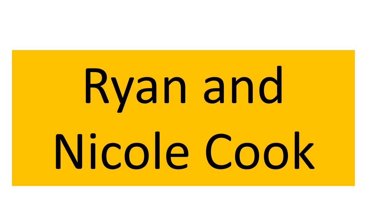 Ryan and Nicole Cook