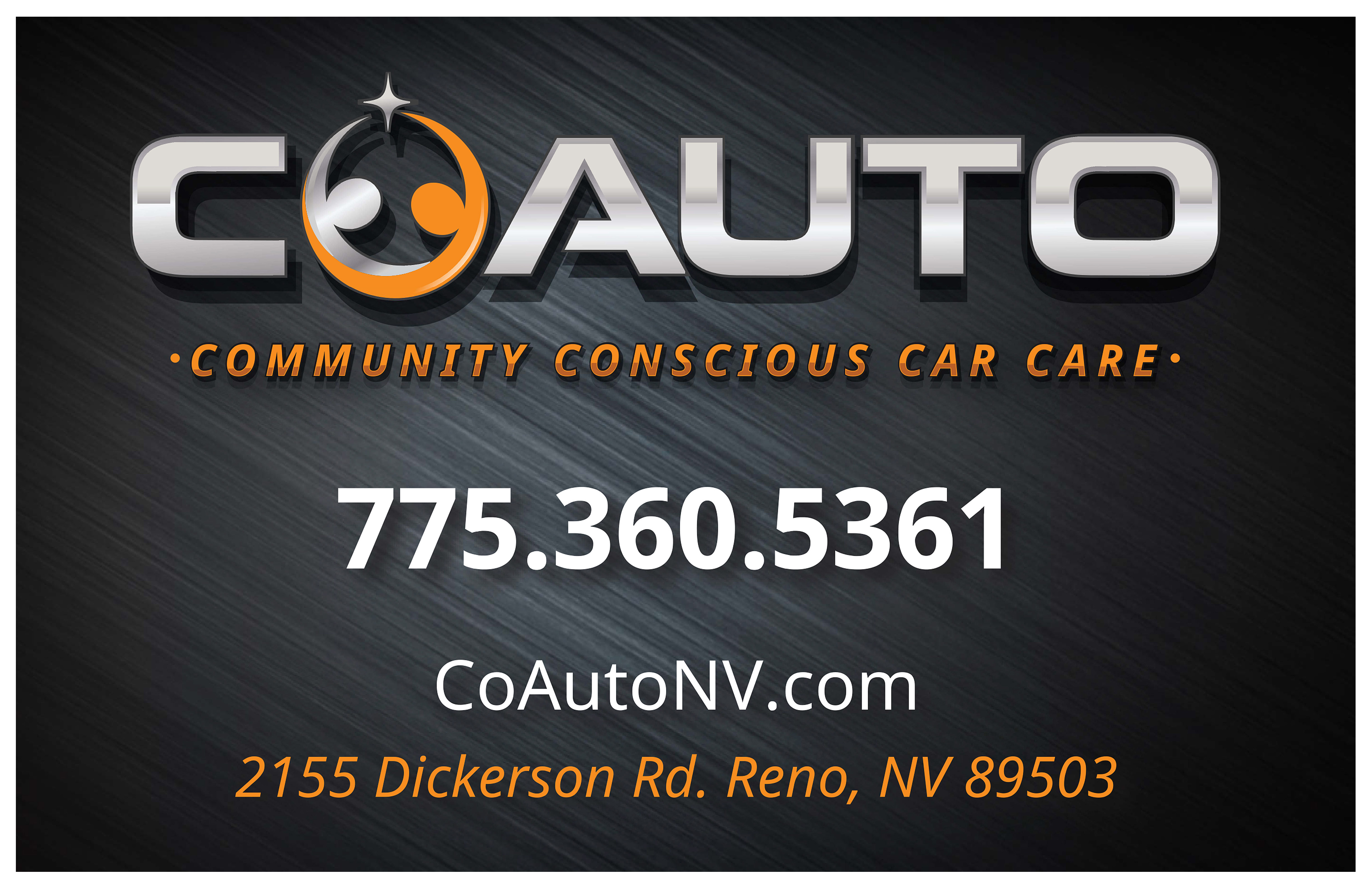 Tee Box Sign Sponsor - CoAuto  - Logo