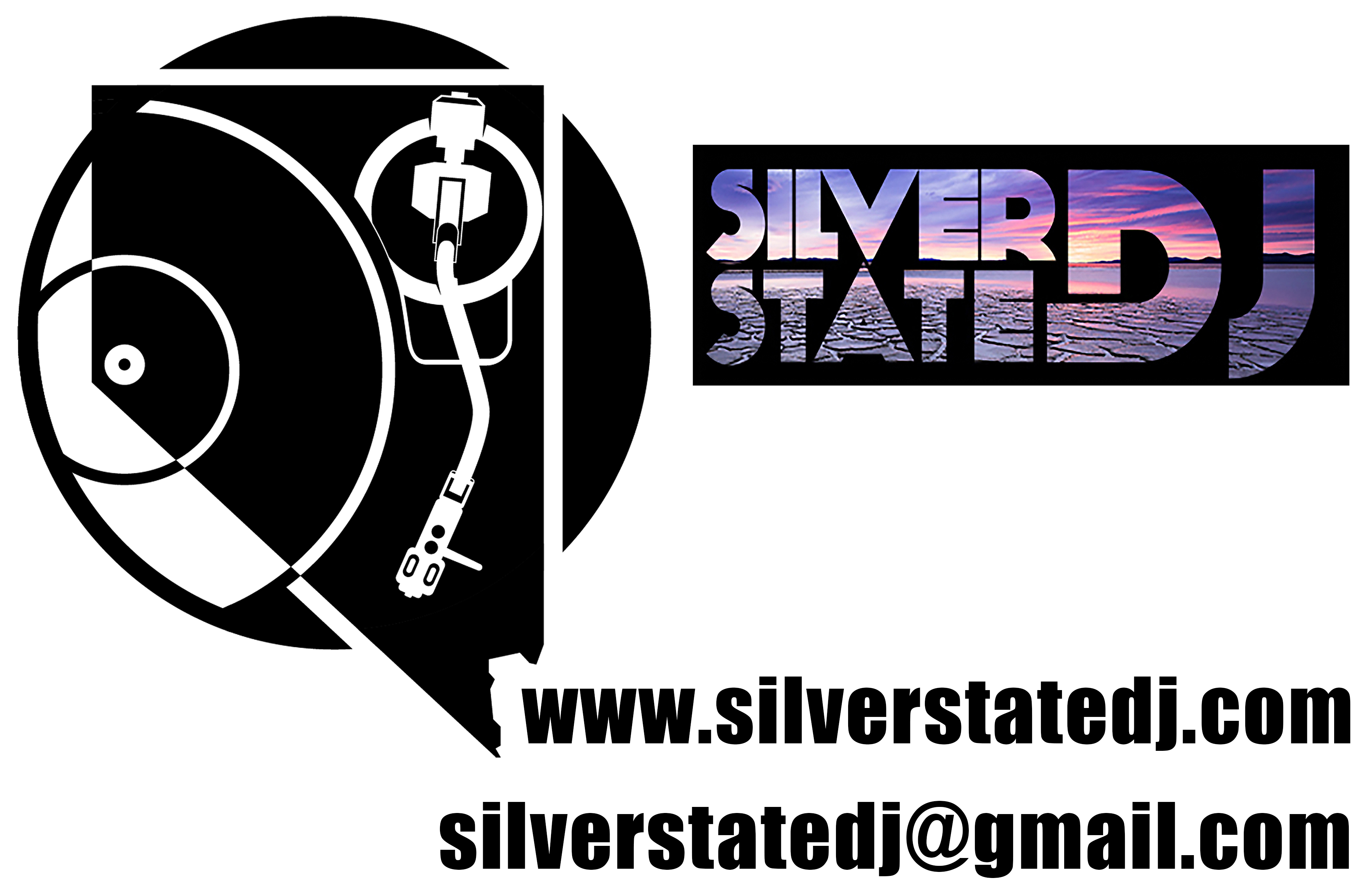 Tee Box Sign Sponsor - Silver State DJ Company - Logo