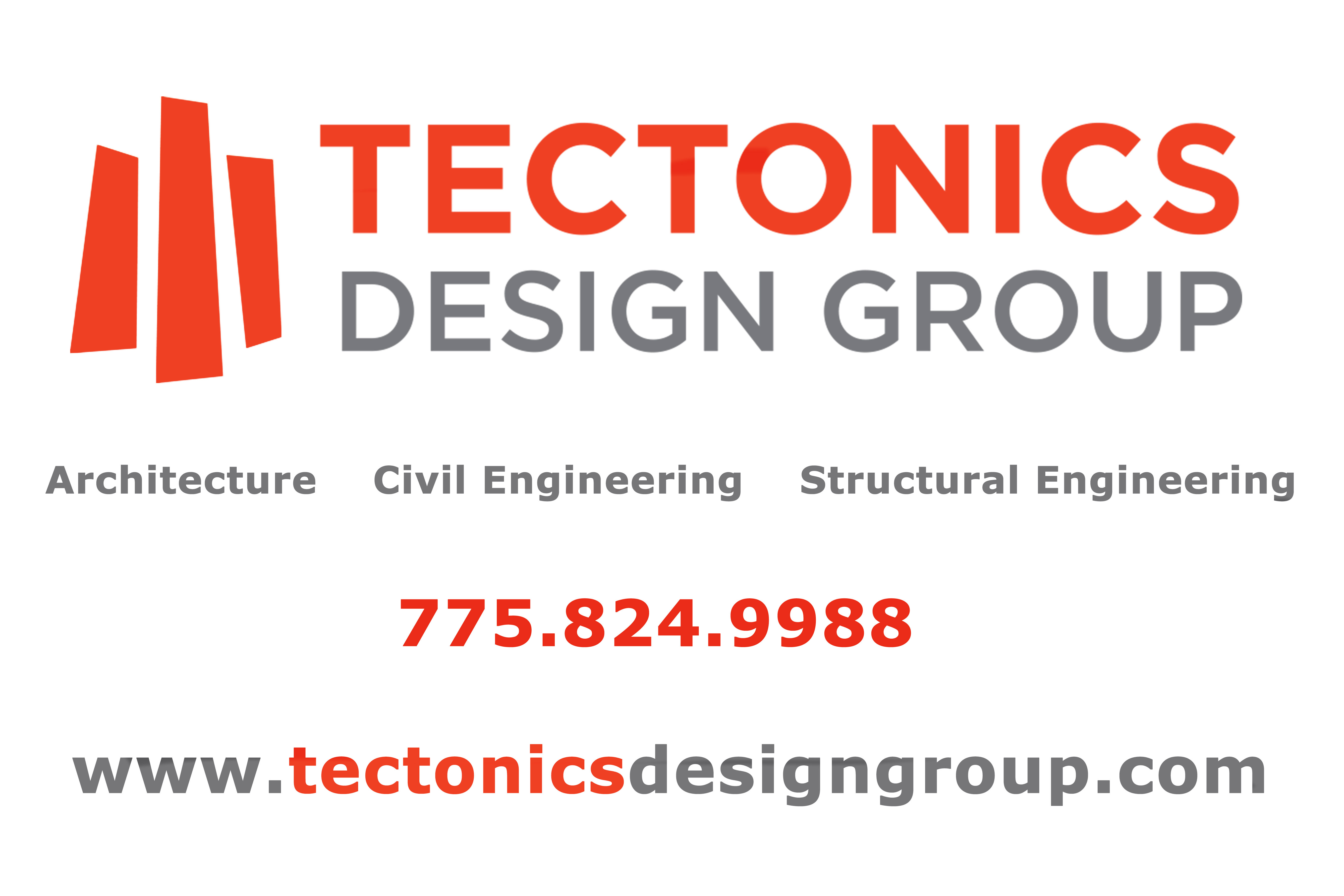 Tee Box Sign Sponsor - Tectonics - Logo