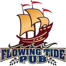 Tee Box Sign Sponsor - The Flowing Tide Pub - Logo