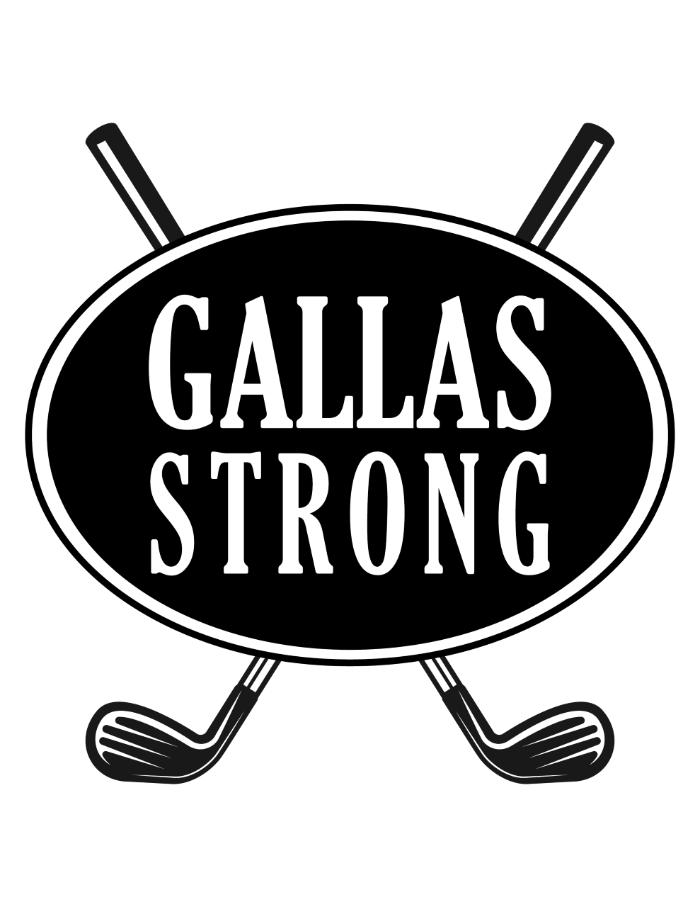 Gallas Strong Golf Tournament 2025 logo