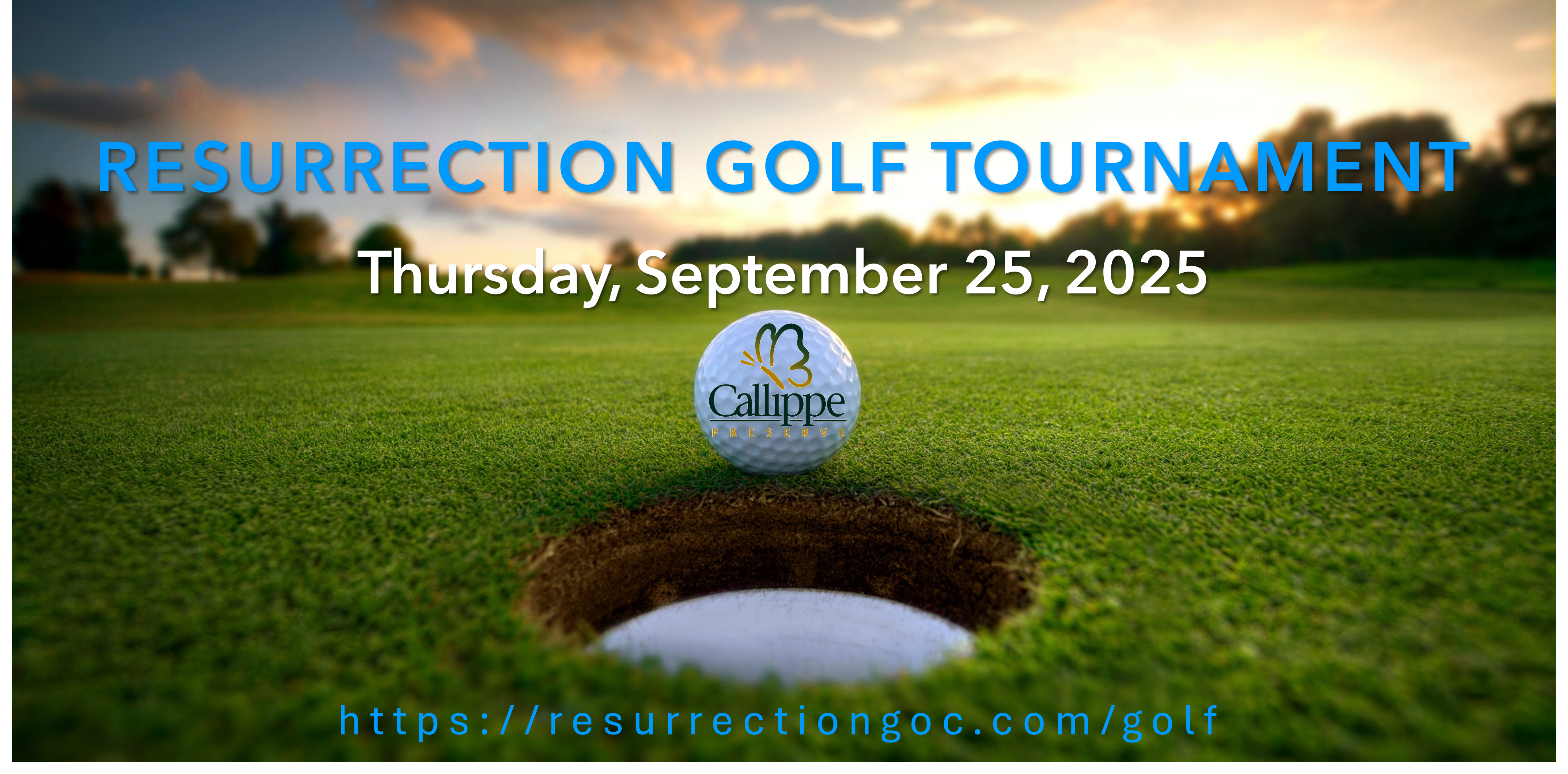 2025 Resurrection Greek Orthodox Church Golf Tournament logo