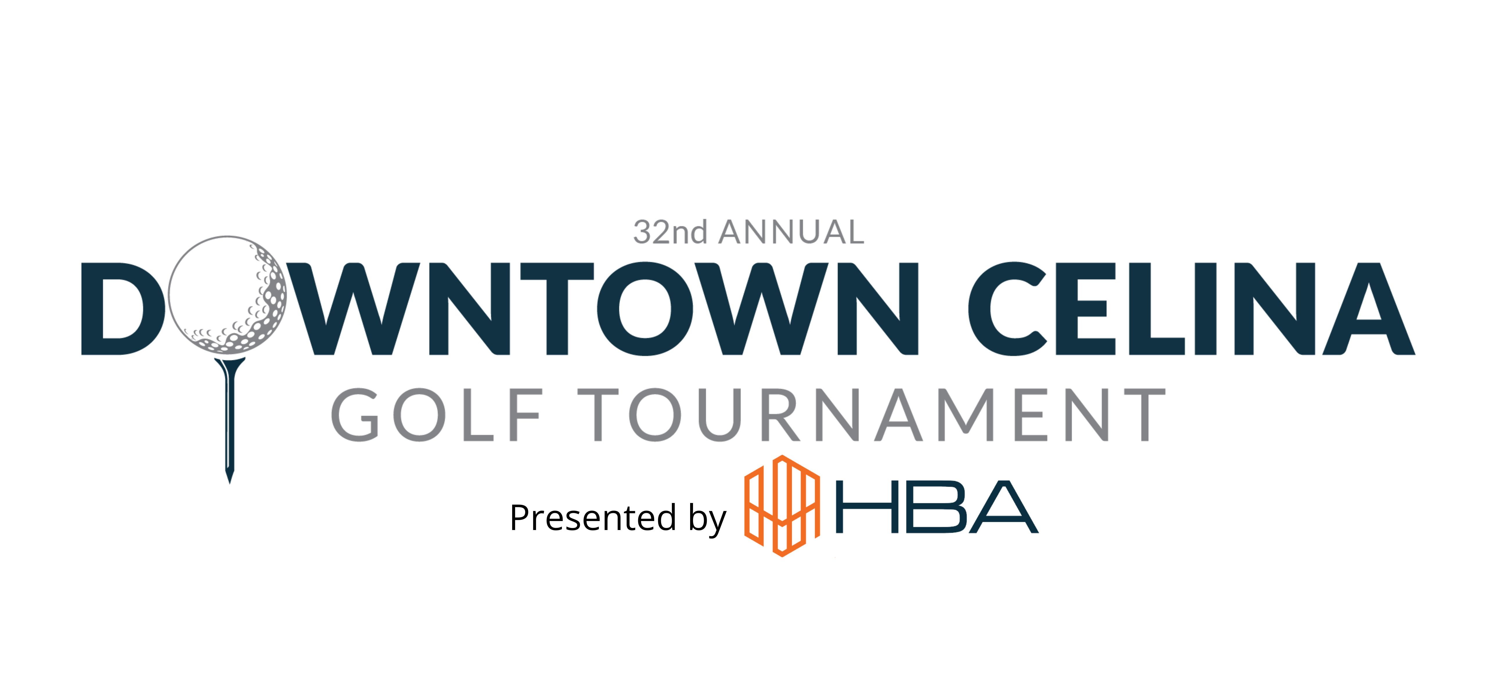 32nd Annual Downtown Celina Golf Tournament presented by HBA logo