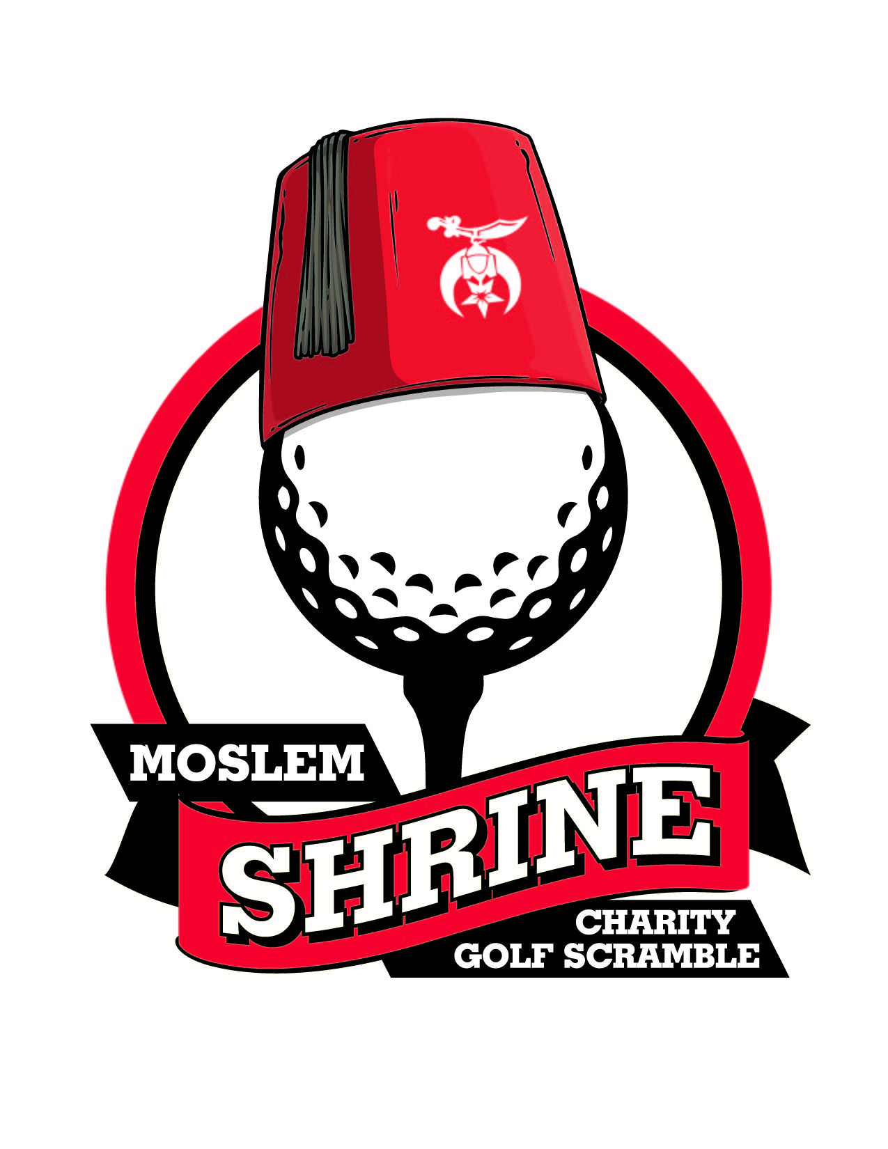 2025 Moslem Shrine Charity Golf Scramble logo